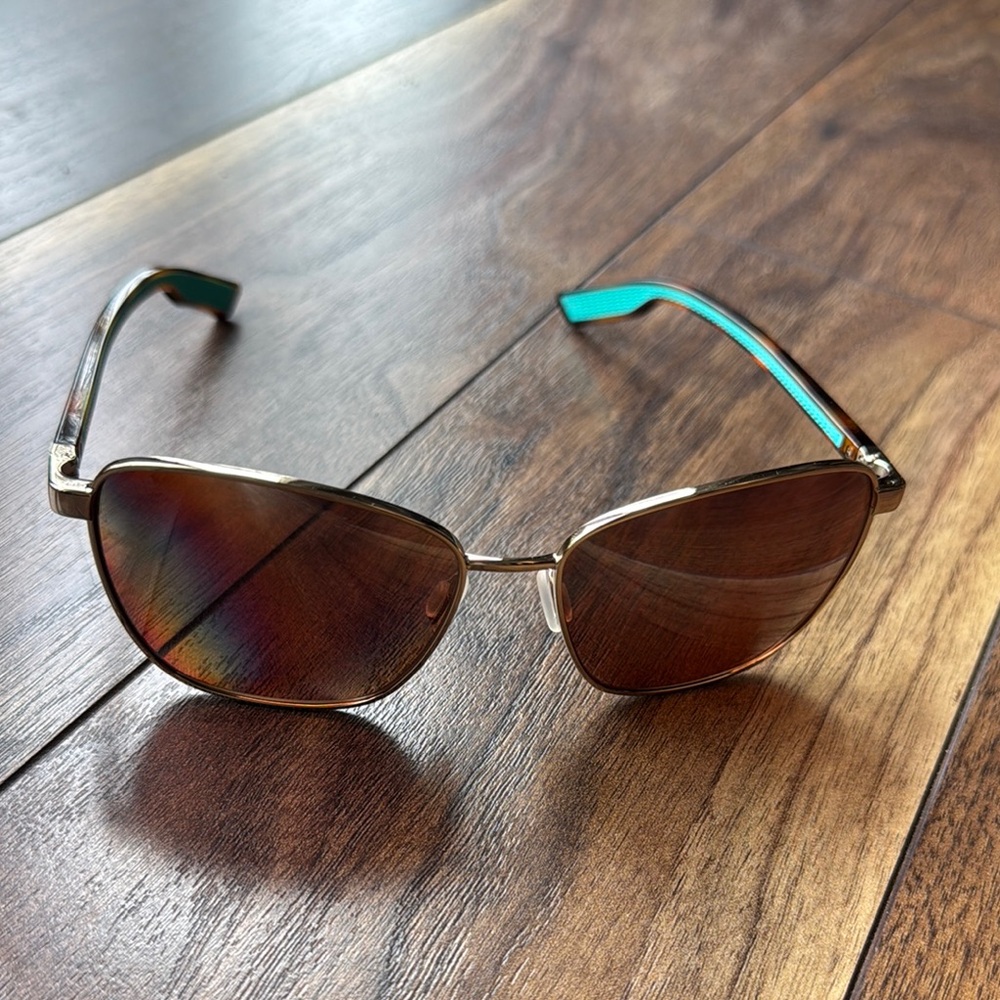 Costa Gold and Brown Sunglasses